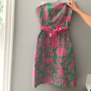 Lily Pulitzer green and pink dress